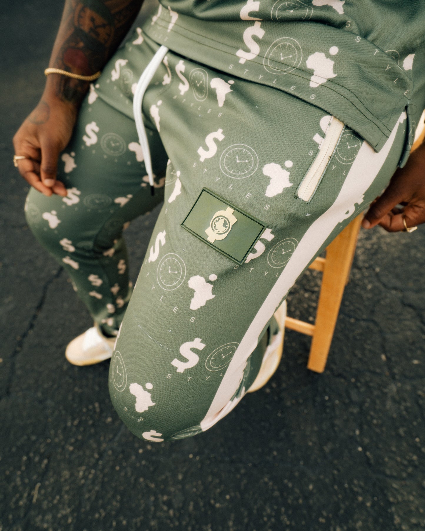 Money Tracksuit Set - Green